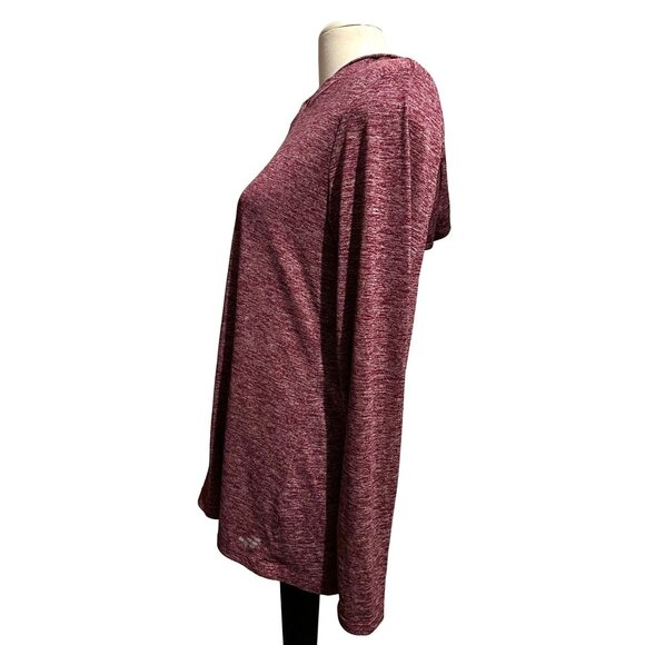 bcg Womens Activewear Hoodie Sz Large Pink Moisture Wicking Running Aerobic Shir - Picture 4 of 7